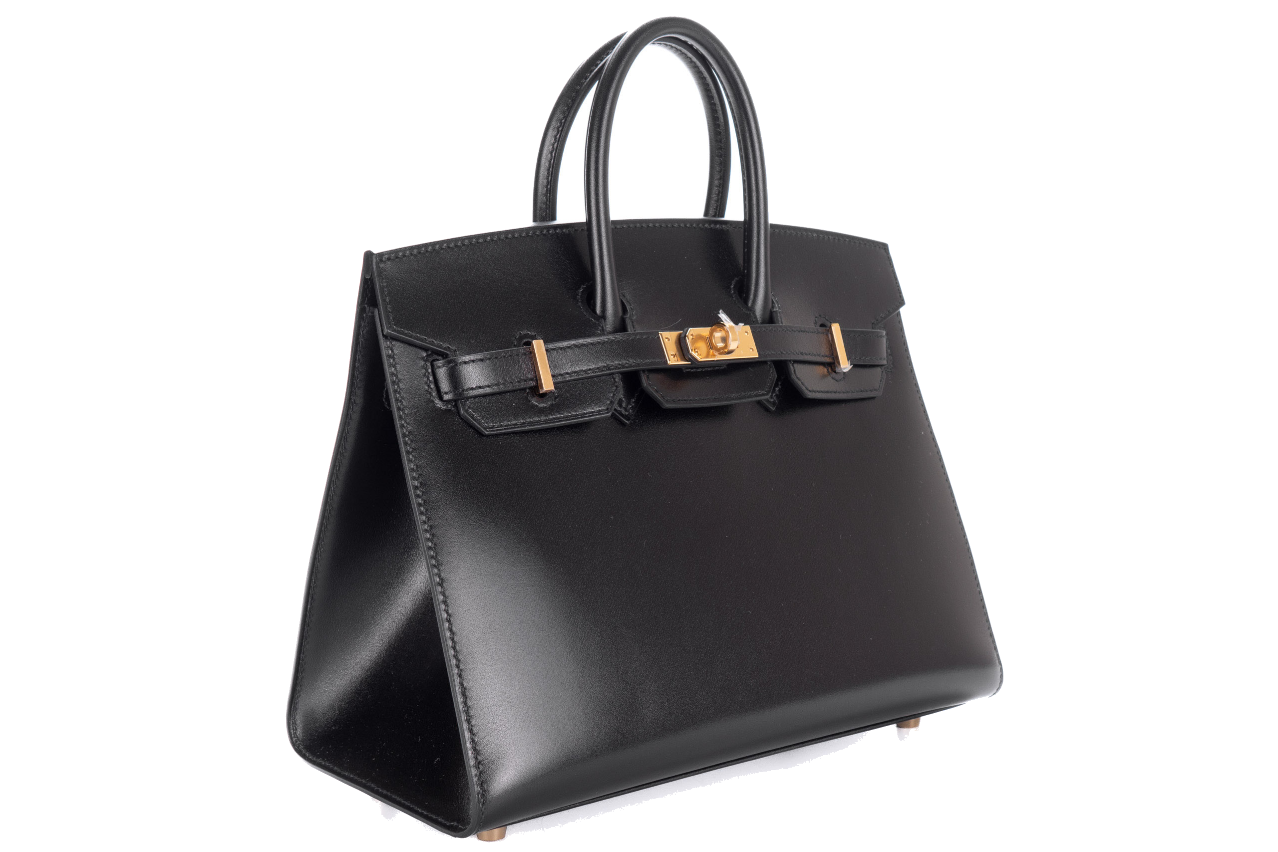 Hermes Birkin 30 Sellier Black Noir Box Calf Leather Gold Hardware 2023 B stamp view 2