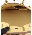 Hermes Birkin 25 Jaune Poussin Togo leather Retourne B stamp view 10