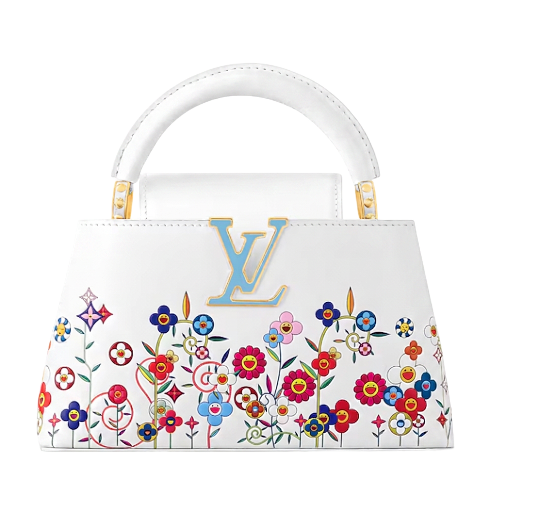 Louis Vuitton & Takashi Murakami Celestial Flower Capucines East and West Mini Limited Edition view 2