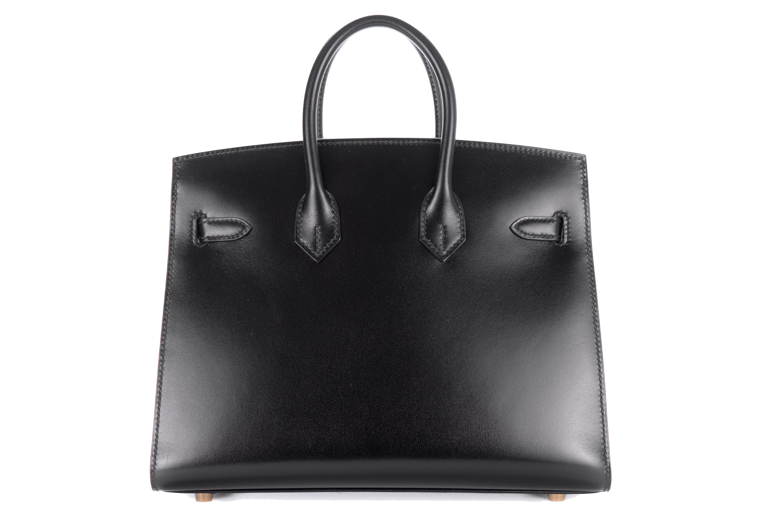 Hermes Birkin 30 Sellier Black Noir Box Calf Leather Gold Hardware 2023 B stamp view 3