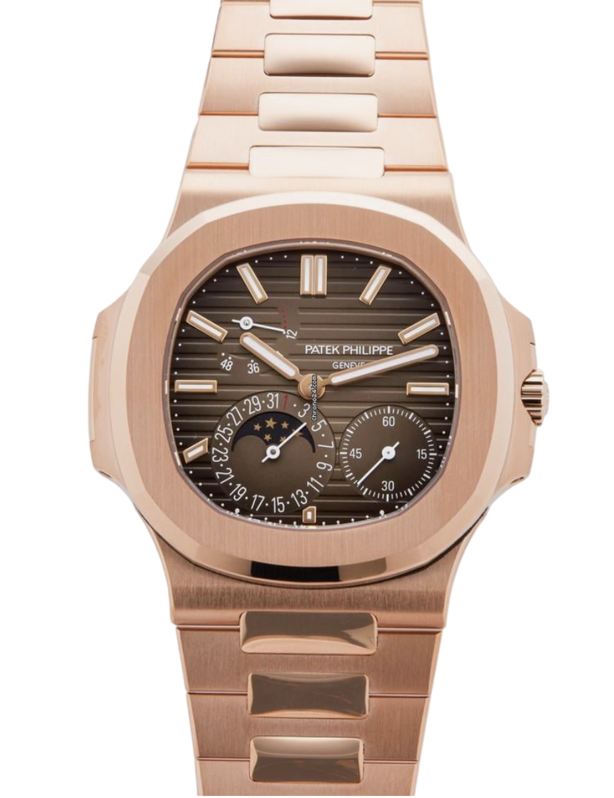 Patek Philippe Nautilus 5712/1R-001 Rose Gold Brown Dial 2024
