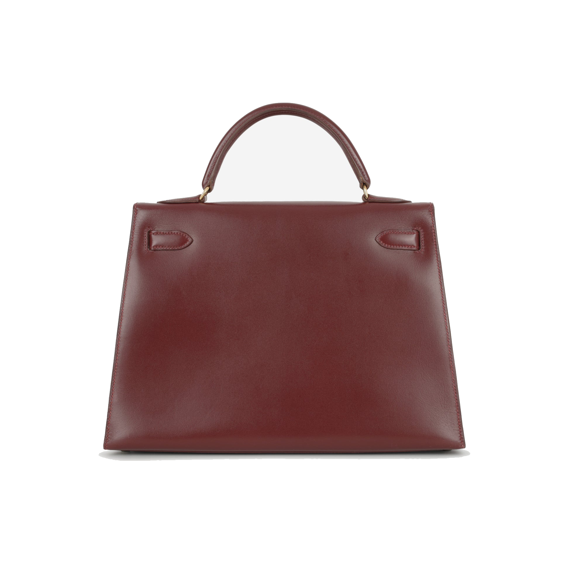 Hermes Kelly 28 Rouge H55 Box Calf leather Gold hardware Circle R view 4
