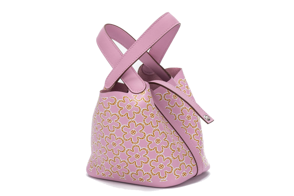 Hermes Limited Edition Picotin 14 Lucky Daisy Mauve Sylvestre and Chai view 2