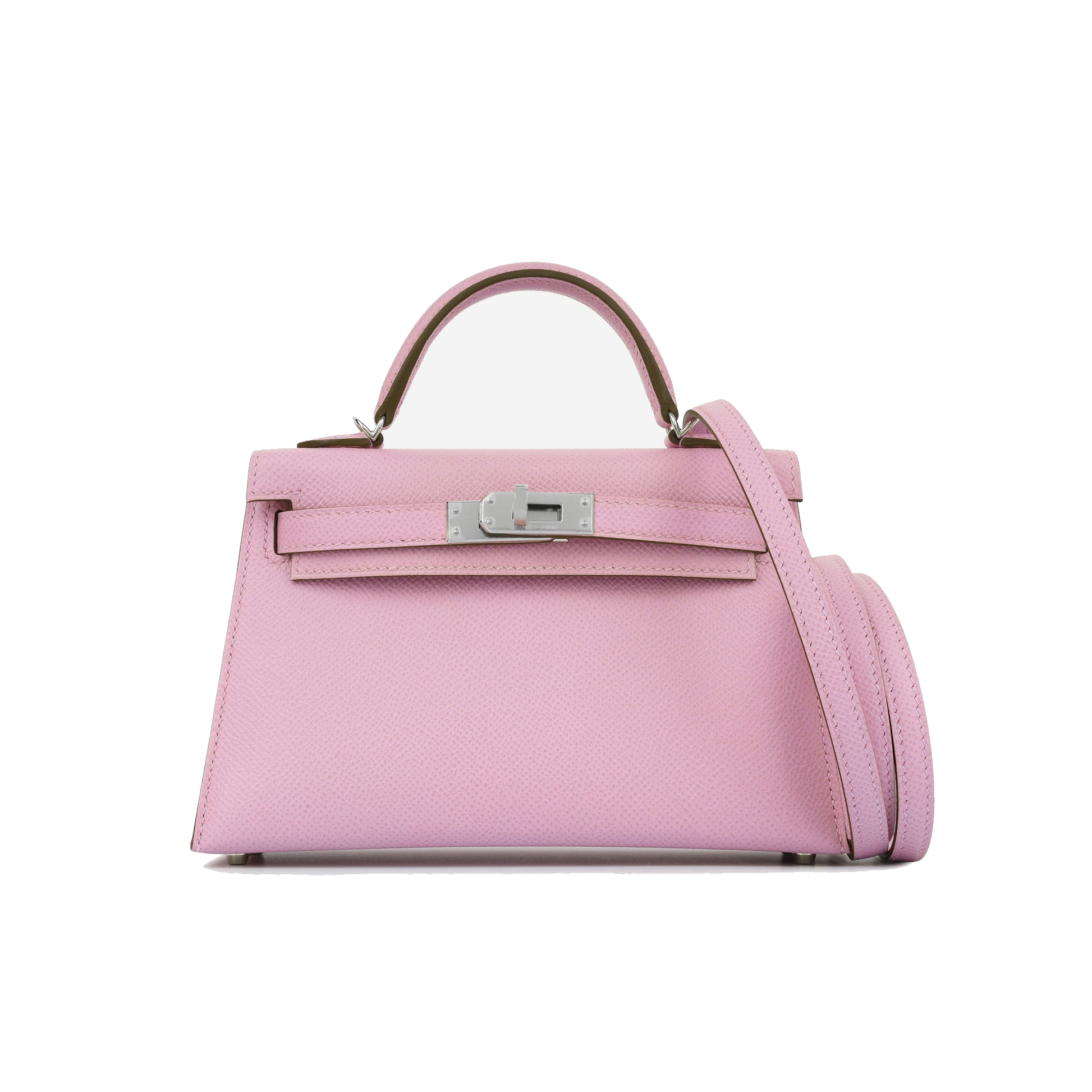 Hermes Mauve Sylvestre Mini Kelly II PHW Z stamp