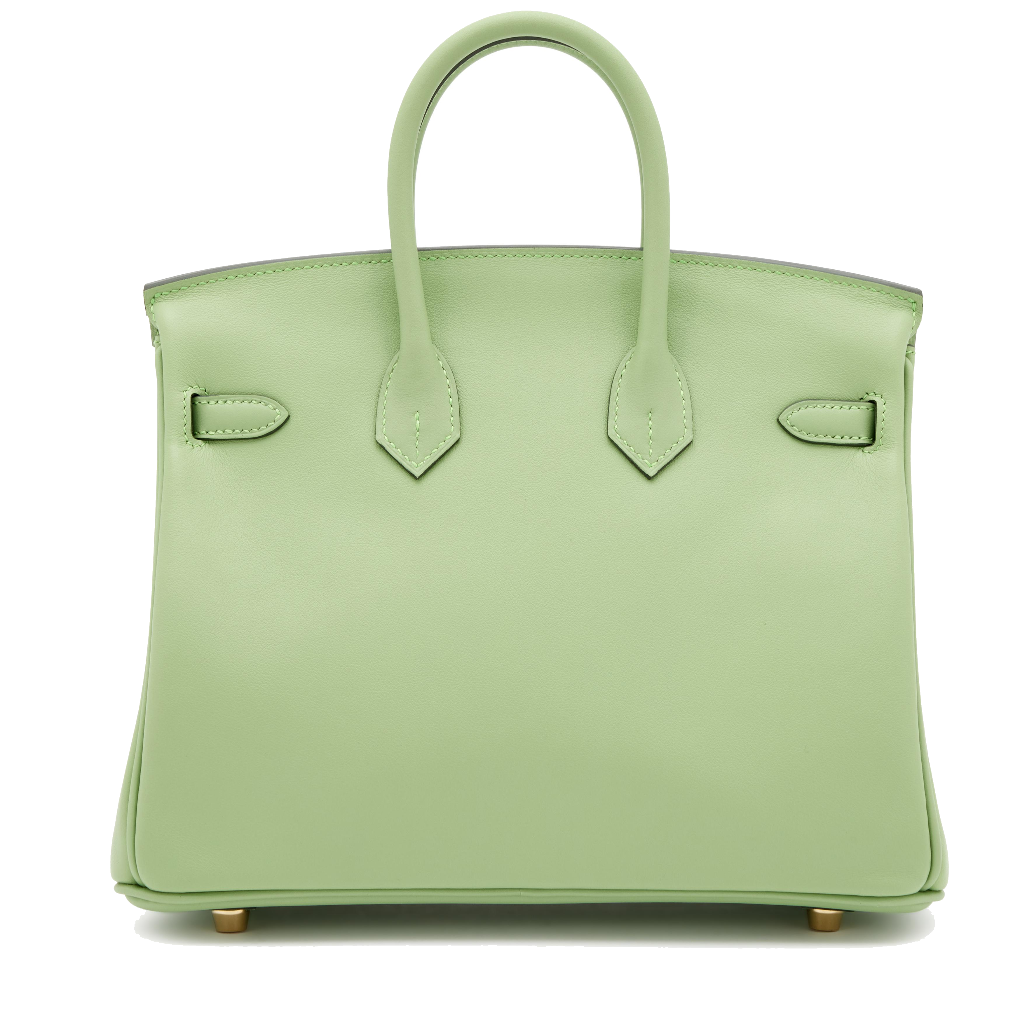 Hermes Birkin 25 Vert Criquet Swift Gold Hardware U stamp view 2