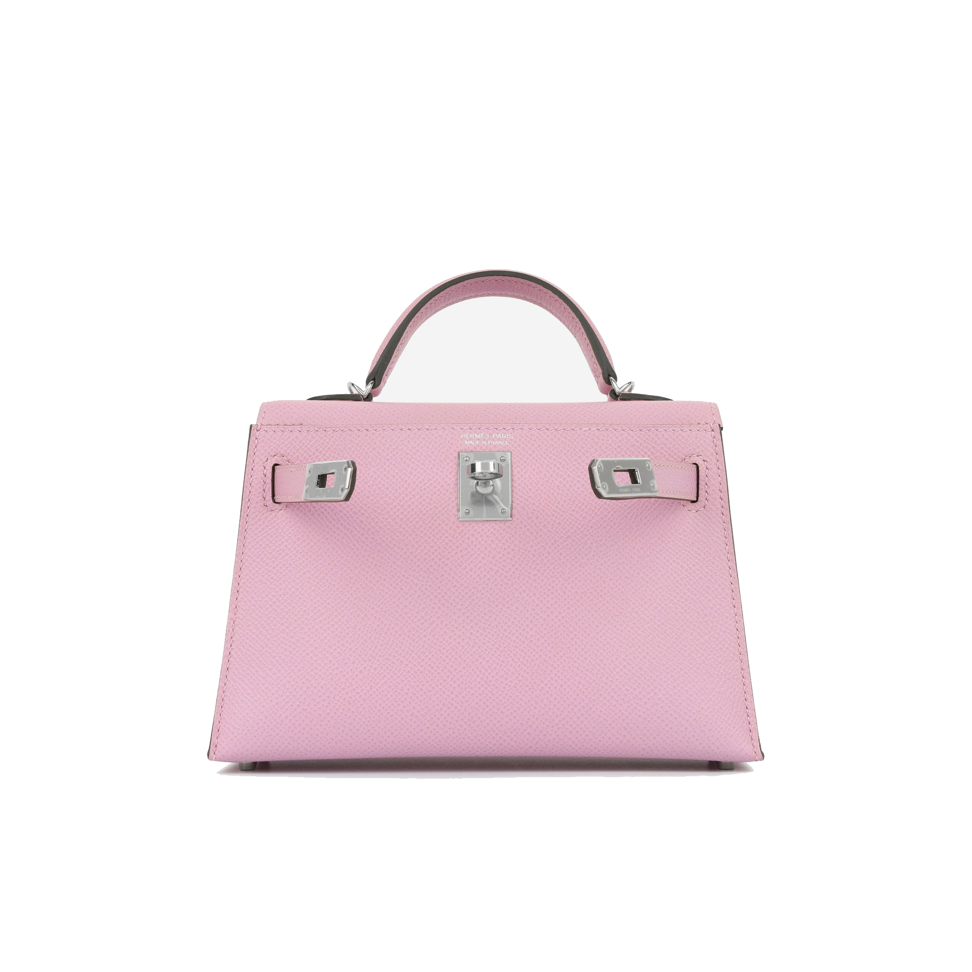 Hermes Mauve Sylvestre Mini Kelly II PHW Z stamp view 6