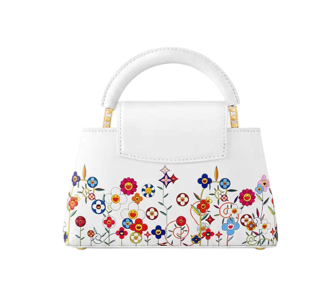 Louis Vuitton & Takashi Murakami Celestial Flower Capucines East and West Mini Limited Edition