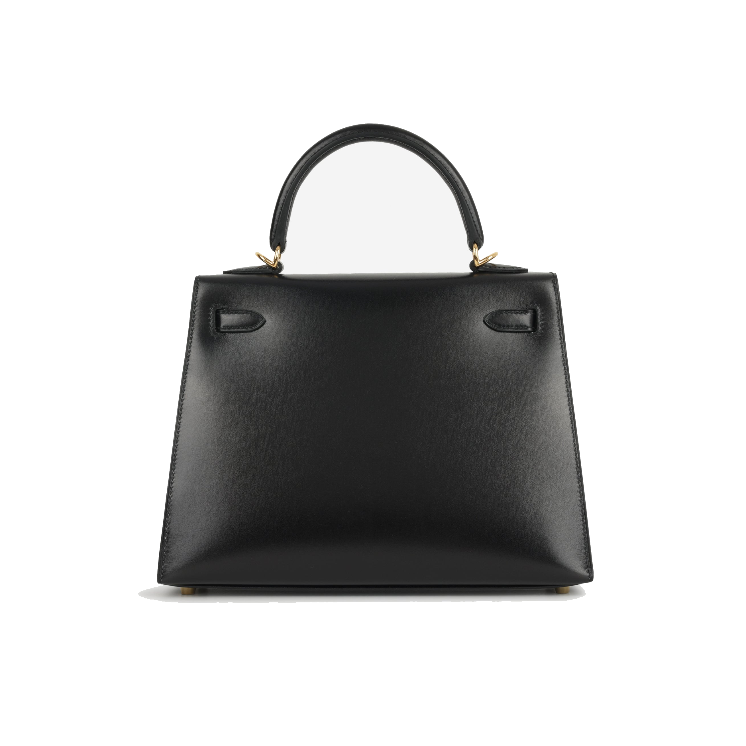 Hermes Kelly 25 Sellier Black Noir Box Calf Leather Gold Hardware 2024 W stamp view 7