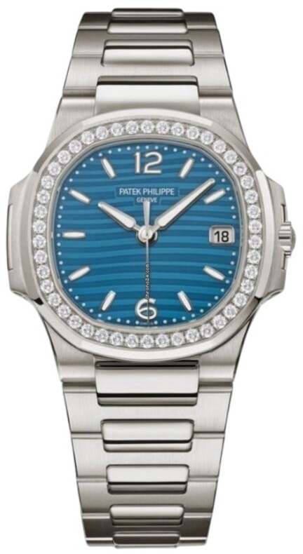 Patek Philippe 7010/1G-013 Lady Nautilus with diamond bezels